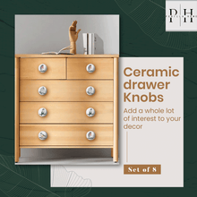 Carregar imagem no visualizador da galeria, Bird Ceramic drawer Knobs Set Of 8
