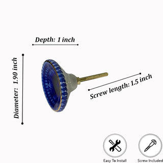 Marrakech Mix Ceramic Knob ( Set Of 8 )