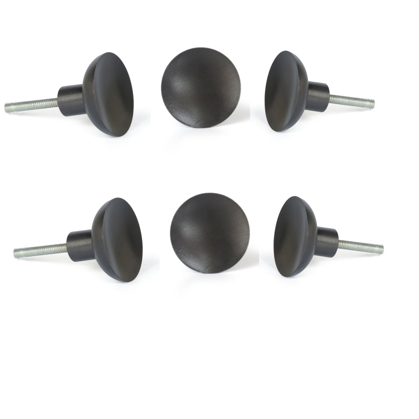Black Bonn Metal knobs ( set of 6 )
