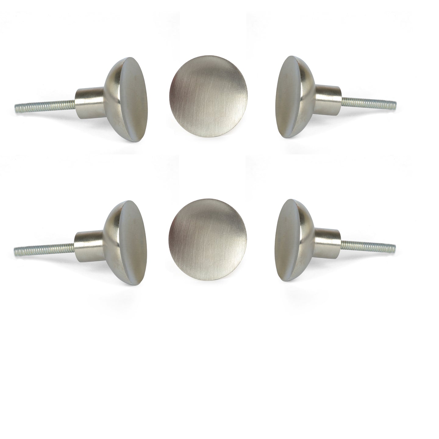 Silver Bonn Metal knobs ( set of 6 )