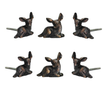 Carregar imagem no visualizador da galeria, Set of 6  Metal Deer Knob
