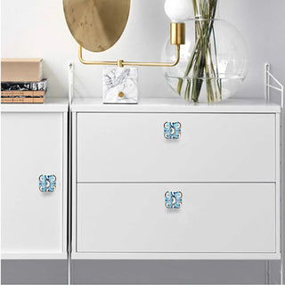 Cadia blue Ceramic Knob ( Set Of 6 )