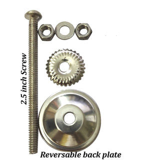 Perilla Home Set of 12 Ceramic Beau Noir Knob