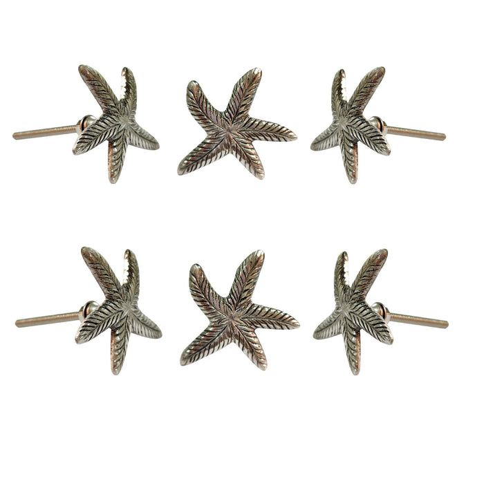 Set of 6 Starfish Knob - Perilla Home