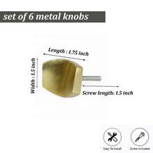 Charger l&#39;image dans la galerie, Golden Constantine Metal knobs ( set of 6 )
