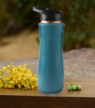 Copper Sipper Bottle (Green)