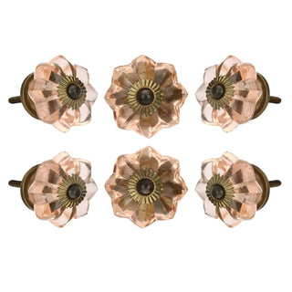Peach Glass Knob - Perilla Home