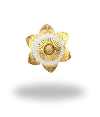 Set Of Six Milky Berry Glass Knobs