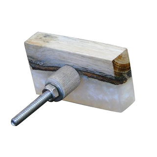 Set Of Six Wooden Rectangle Knobs