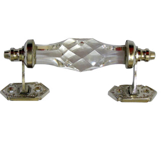 Glass Chrome Finish Victorian Handle ( 6" inch )