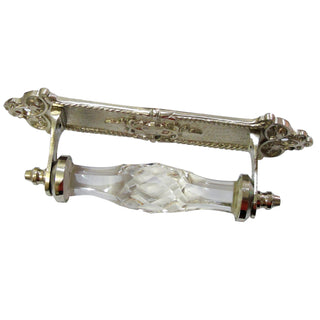 Mugal Glass Decorative Furniture Handle ( chrome)