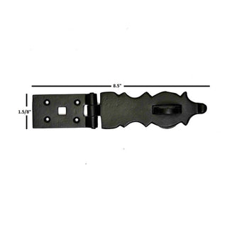 Black Metal Hasp Set of 2