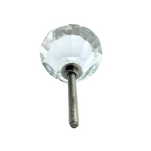 Load image into Gallery viewer, Set Of Ten Clear Cut Glass Drawer Knobs
