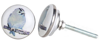 Bird Ceramic drawer Knobs Set Of 8