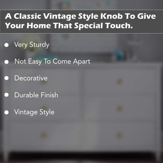 Set Of Six Transparent Rose Glass  Knobs