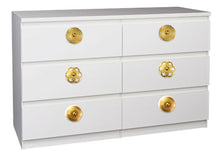 Carregar imagem no visualizador da galeria, Golden Round Ceramic drawer Knob 
