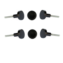 Charger l&#39;image dans la galerie, Black Jena small metal knobs (set of 6 )
