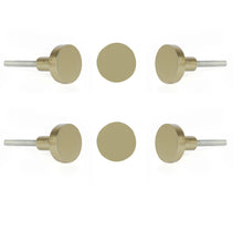 Charger l&#39;image dans la galerie, Golden Jena small metal knobs (set of 6 )

