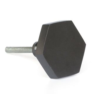 Black Lucca metal knobs (set of 6 )