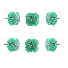 Load image into Gallery viewer, Glass Belle Knobs ( mint) Set of 6
