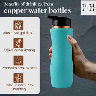 Copper Sipper Bottle (Mint)