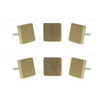 Cargar imagen en el visor de la galería, Golden Pesaro metal knobs (set of 6 )
