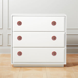 Tyre Pink Stone Knobs set of 6