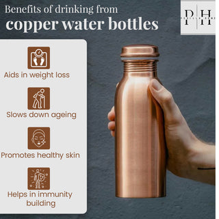 Plain Copper Bottle (1L)