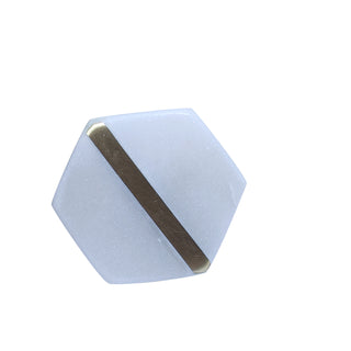 Polygon Marble knob ( set of 6)