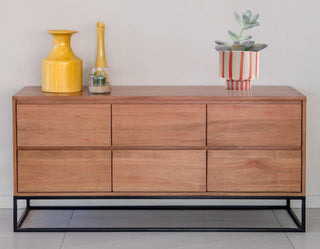 Red Striped Planter Pot ( 2 piece ) - Perilla Home