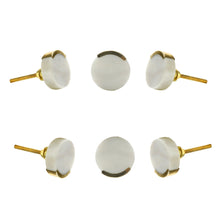 Load image into Gallery viewer, Set Of Six Round Marble Knobs - Perilla Home
