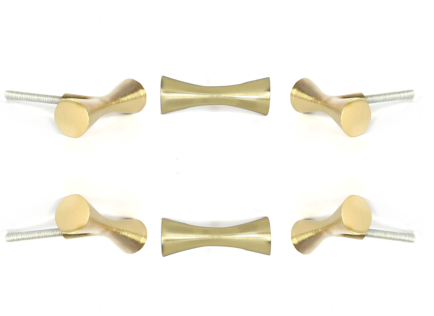 Golden Royan metal knobs (set of 6)