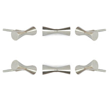 Carregar imagem no visualizador da galeria, Silver Royan metal knobs (set of 6)
