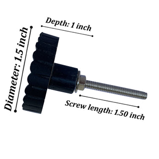 Siena blue wooden knob ( set of 6 )