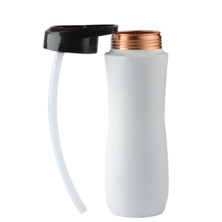 Copper Sipper Bottle (White)