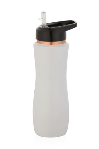 Copper Sipper Bottle (White)