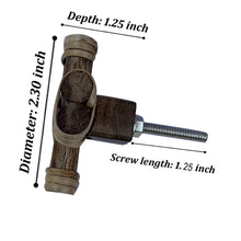 Carregar imagem no visualizador da galeria, Wooden Mais knob ( set of 6 )
