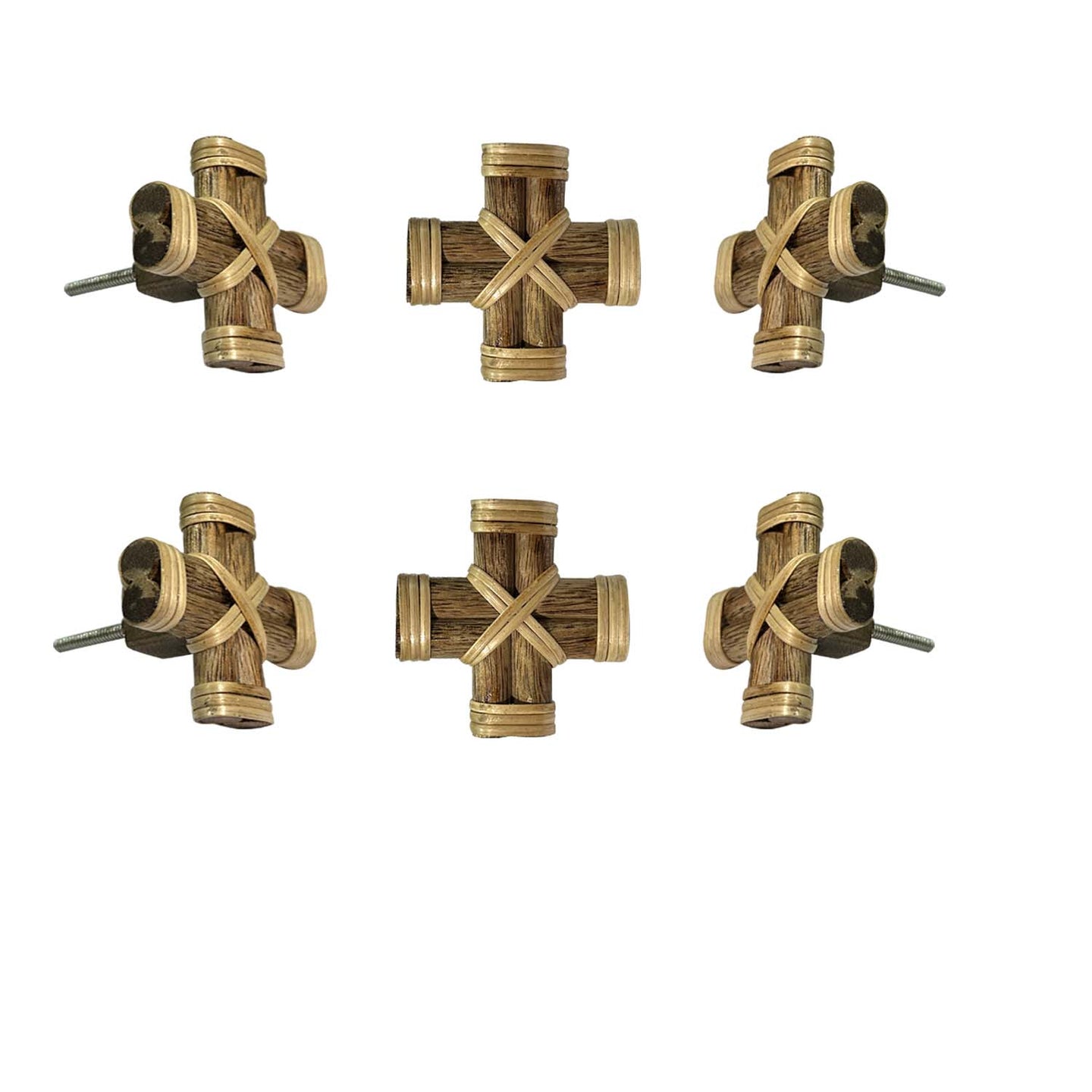 Wooden Mais knob ( set of 6 )